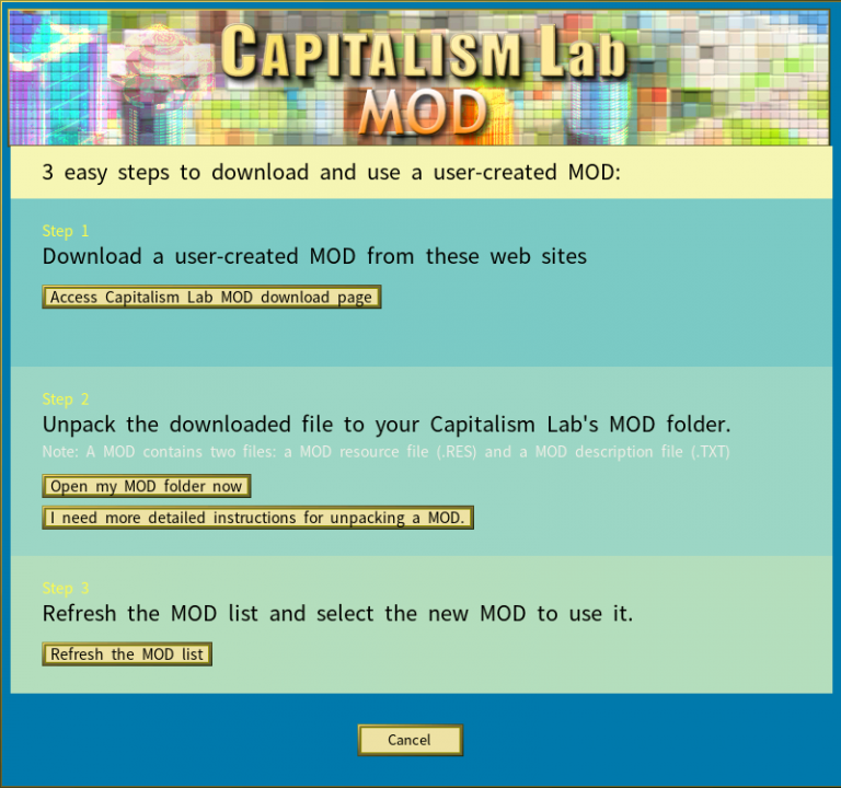 Download User-created MODs - Capitalism Lab