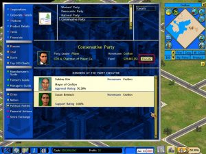 Donate money to your political party