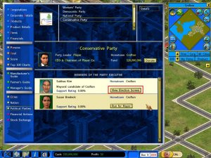 View Election Screen