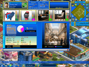 Business strategy game showing a Department Store