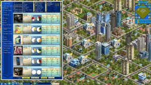 Business strategy game showing Product List