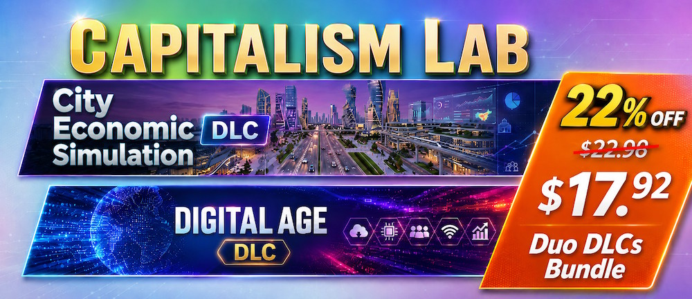 City Economic Simulation DLC + Digital Age DLC Bundle
