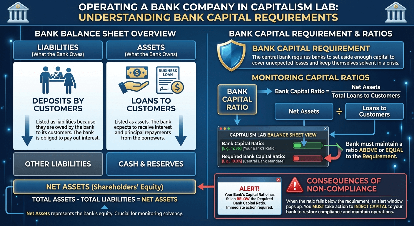 Bank Capital Ratio Infograph