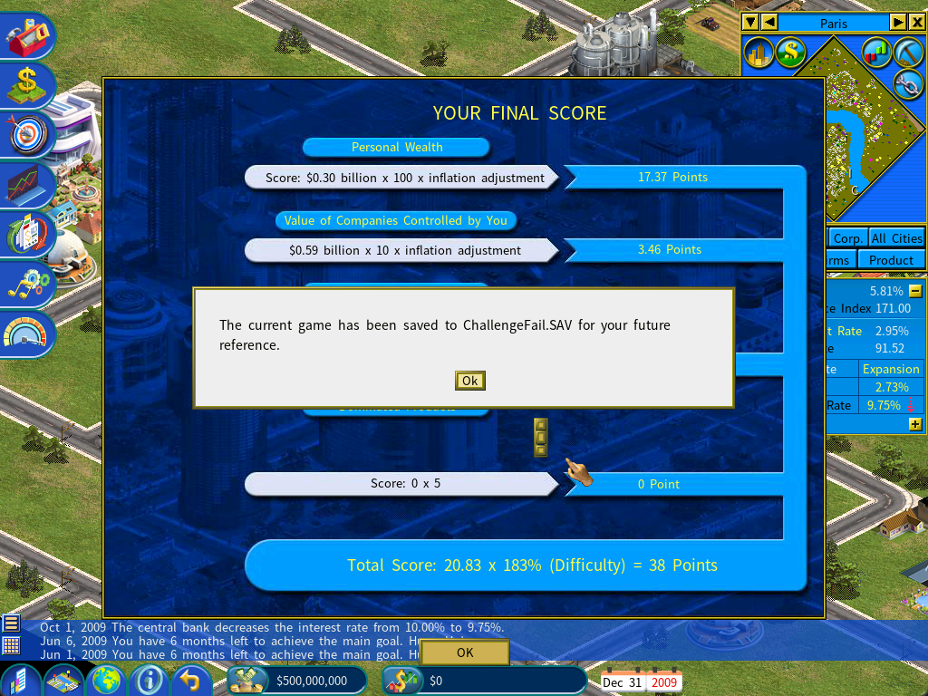 autosave challenge fail