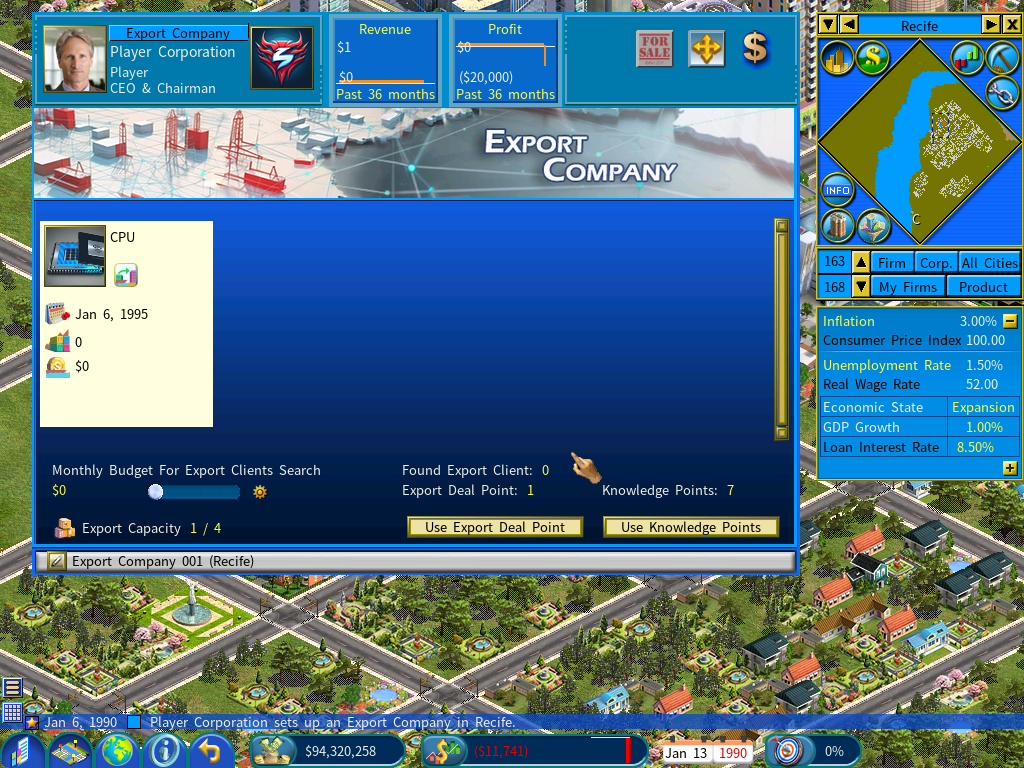 A new export deal has been created