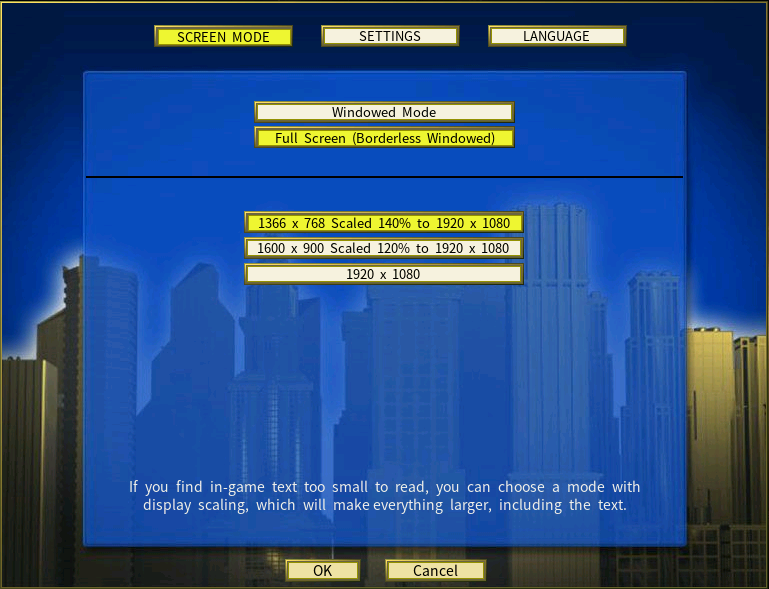 display scaling