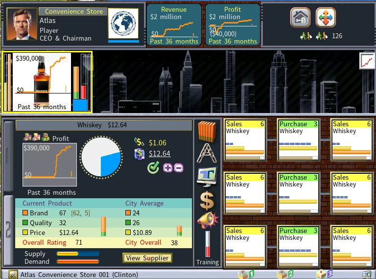 Capitalism Lab Dark Mod: a retail store interior