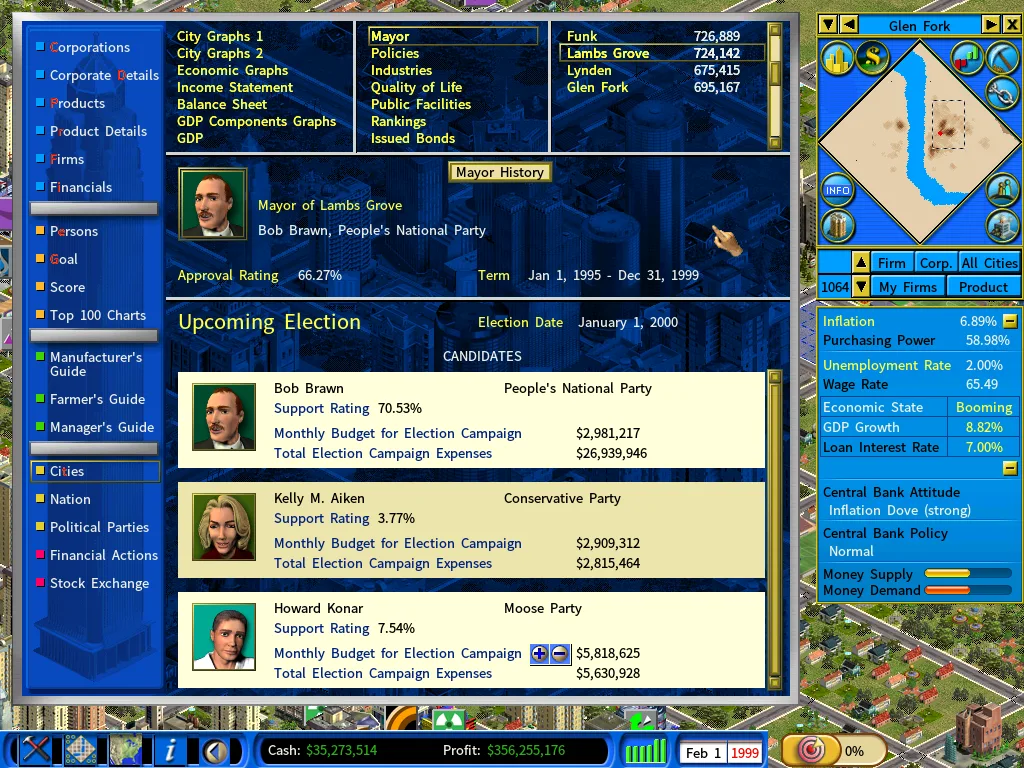 Elections-Lambs Grove-1999