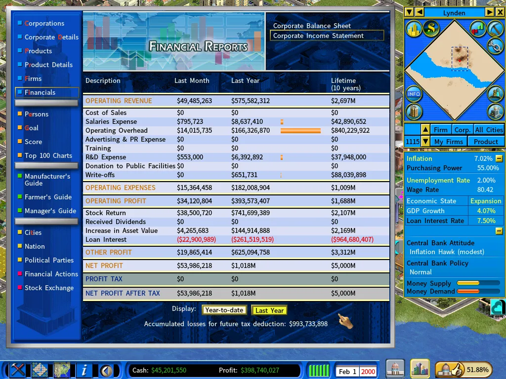 Income Statement-feb2000