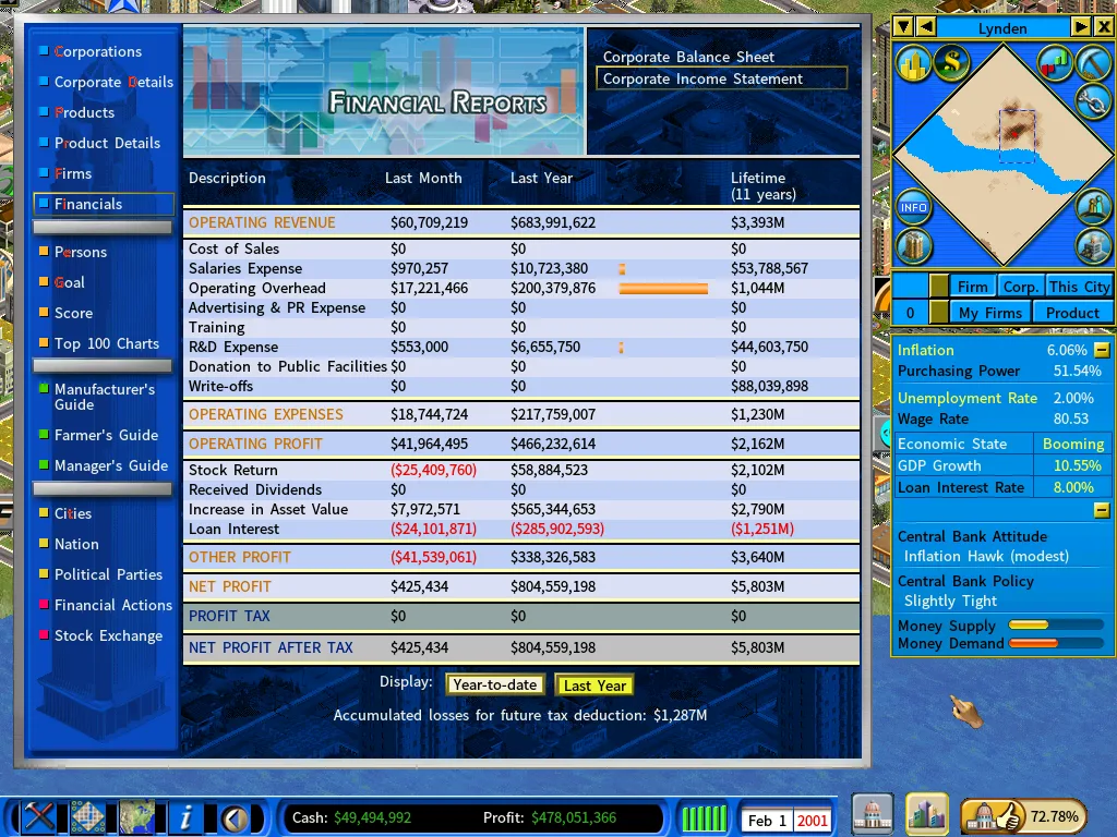 Income Statement-feb2001
