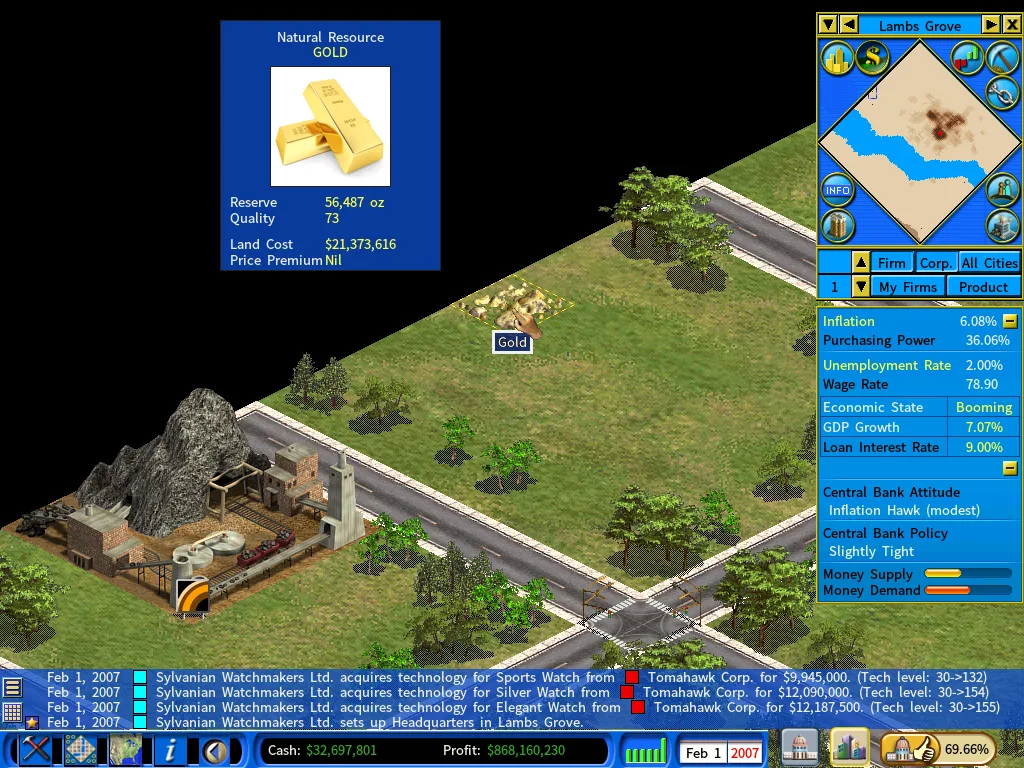 Gold mine to be